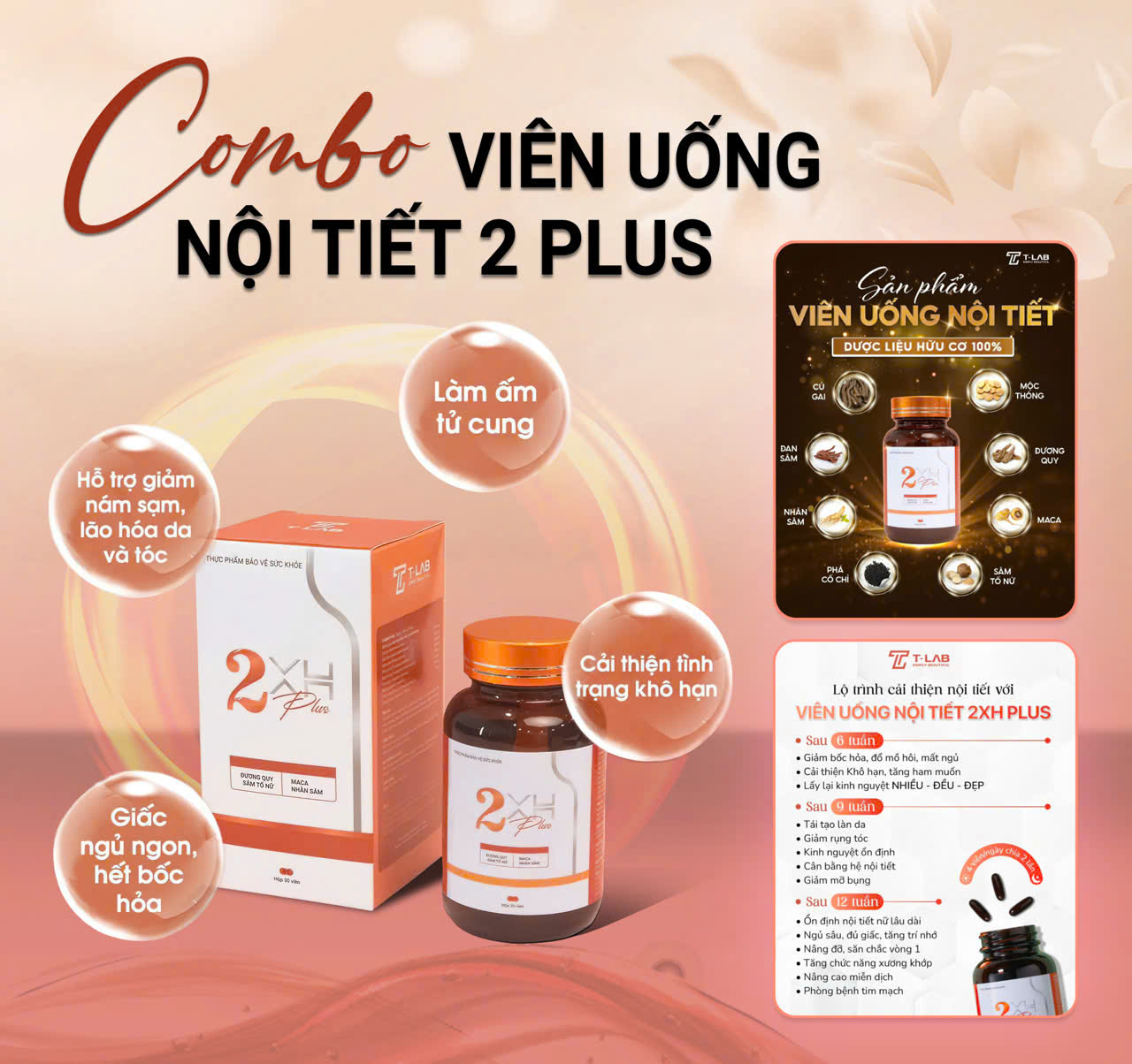 COMBO; 2 HỘP NỘI TIẾT TỐ + 1 CỦ 1  DÂY SẠC NHANH